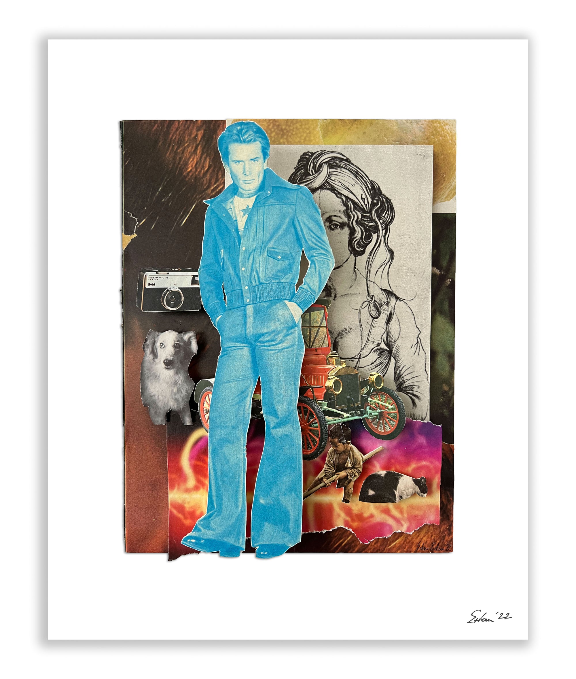 Blue Men - Print
