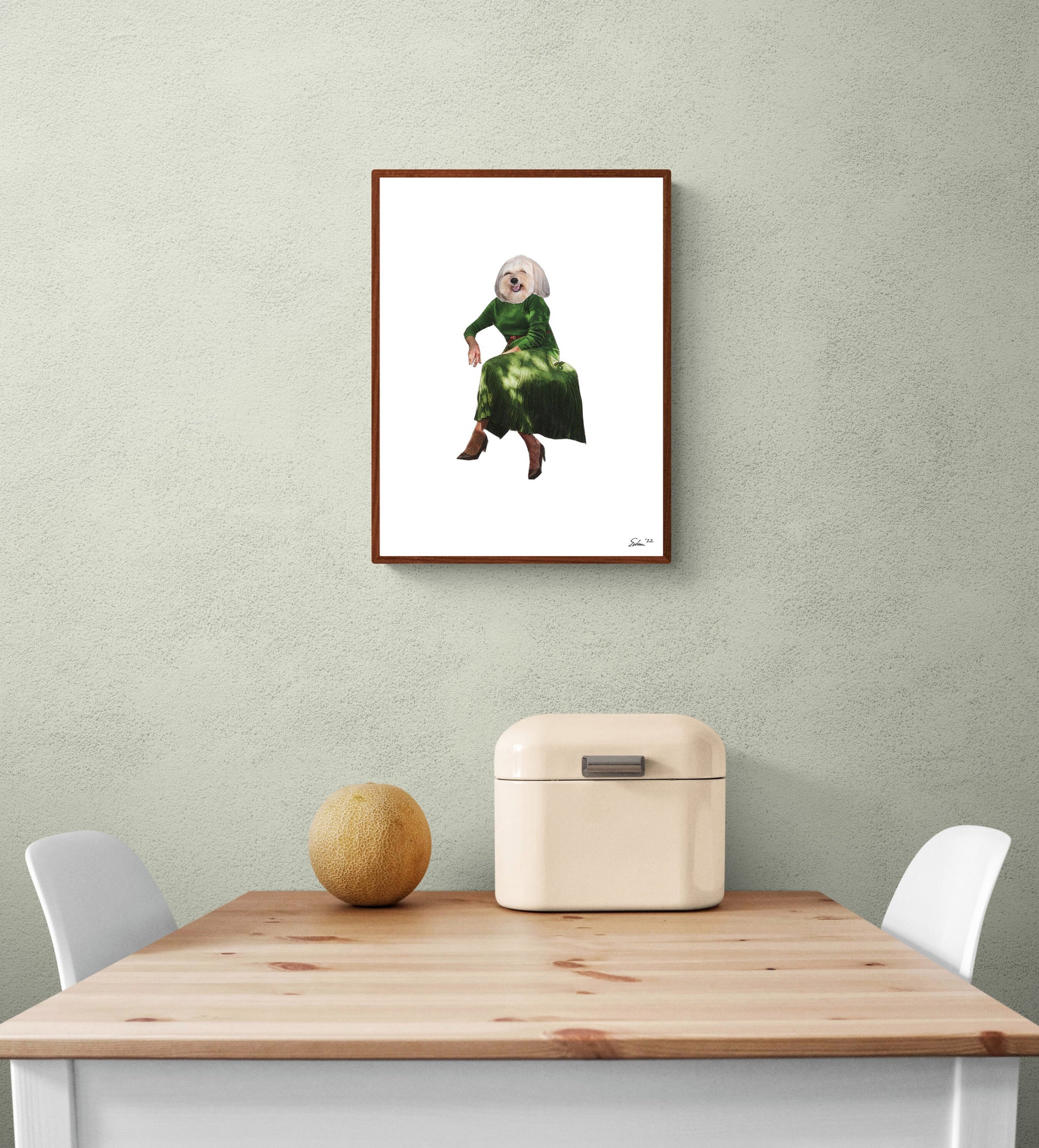Happy like a Dog - Print