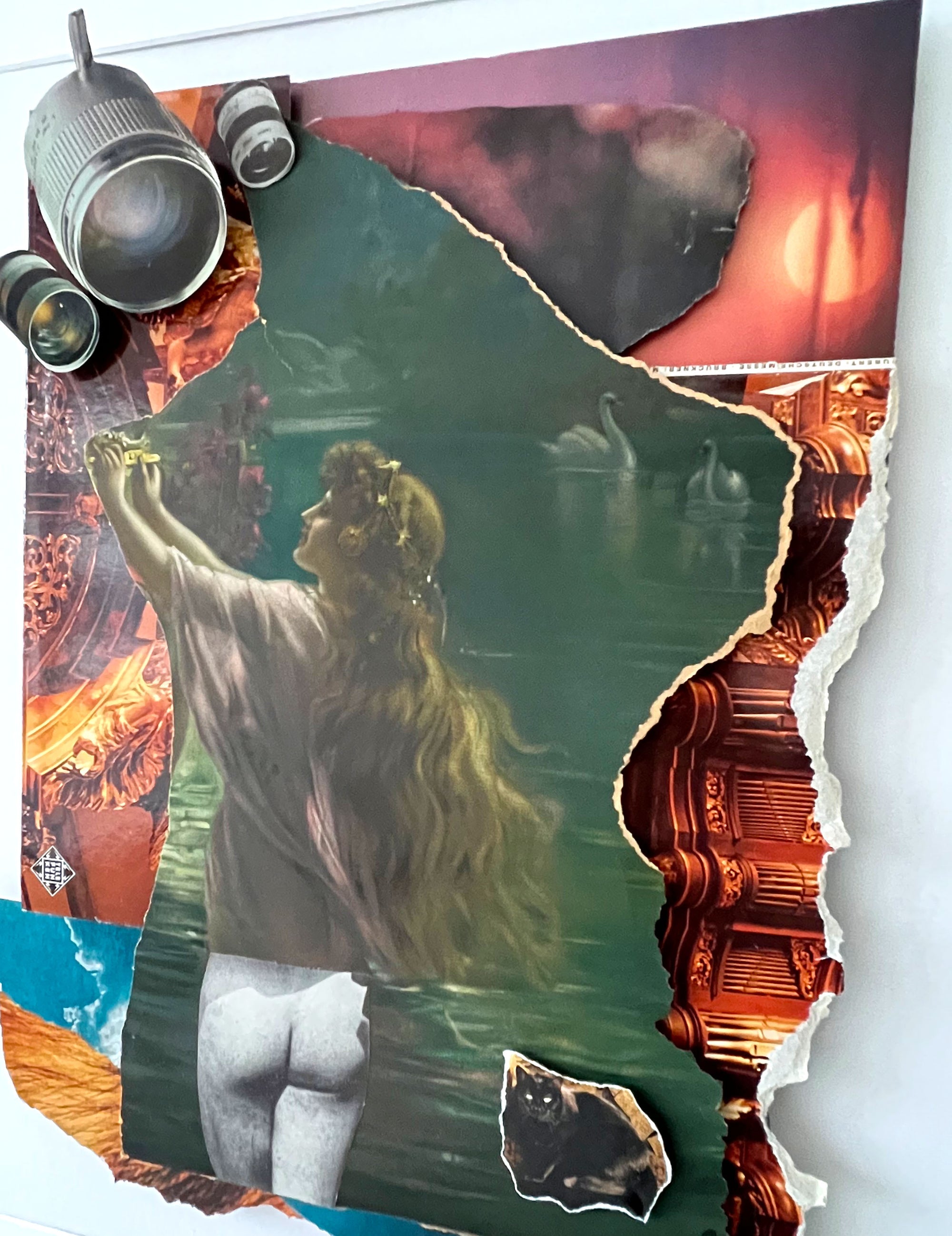 "Muse" 3D Collage - 2022