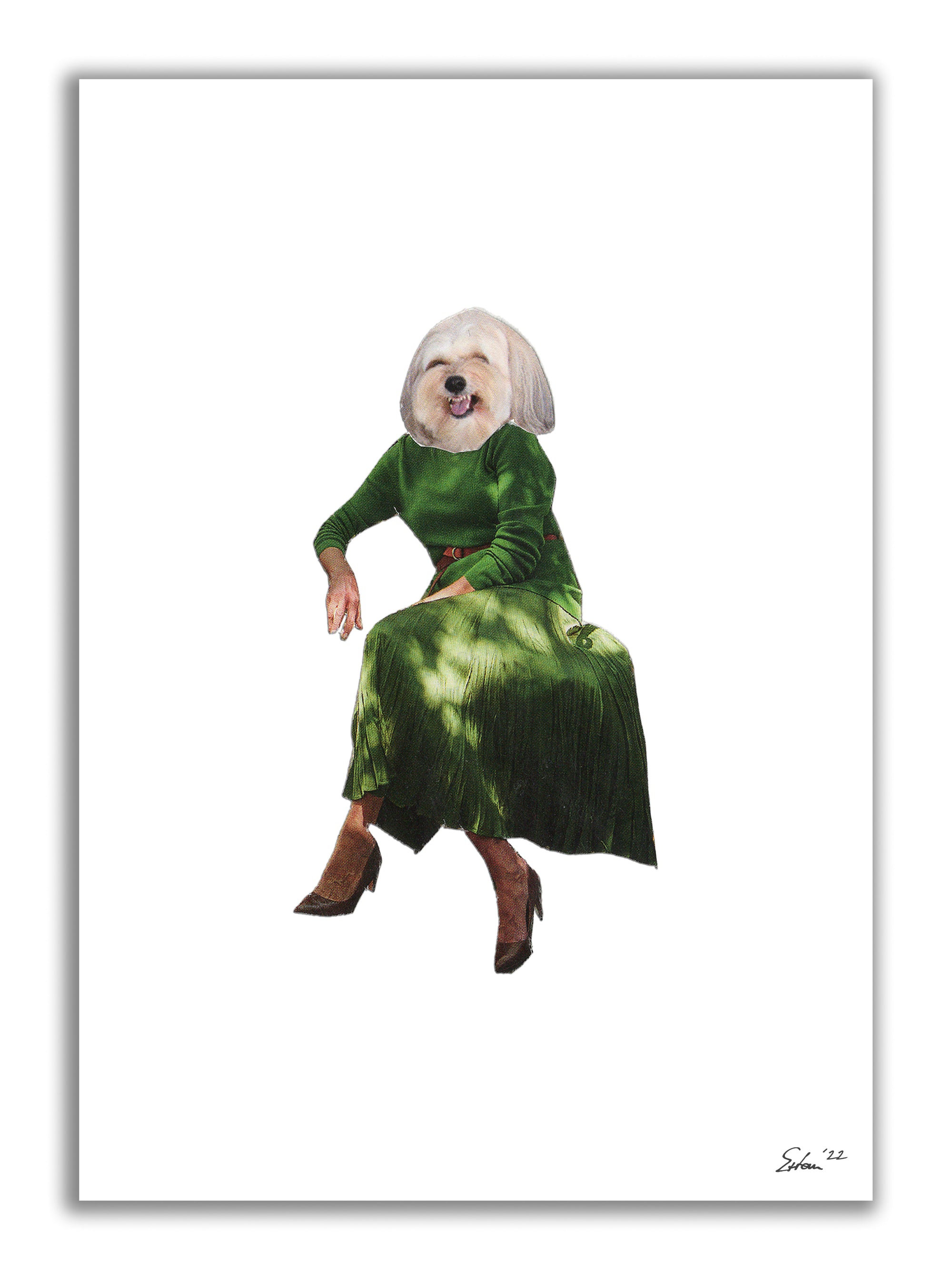 Happy like a Dog - Print